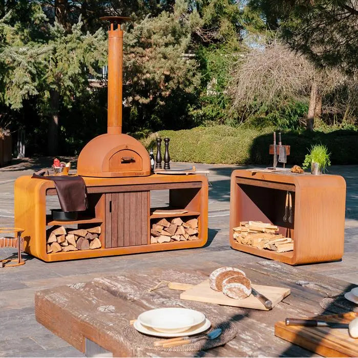 DOME Pizza Oven, Corten Steel
