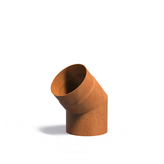 Flue 150 Angles, Corten Steel