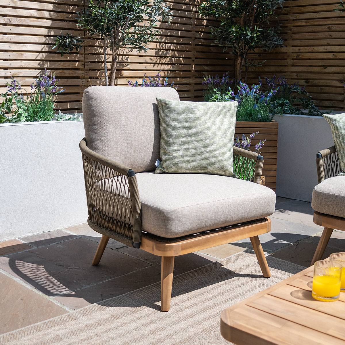 Bali 3 Seat Lounge Set - Sandstone