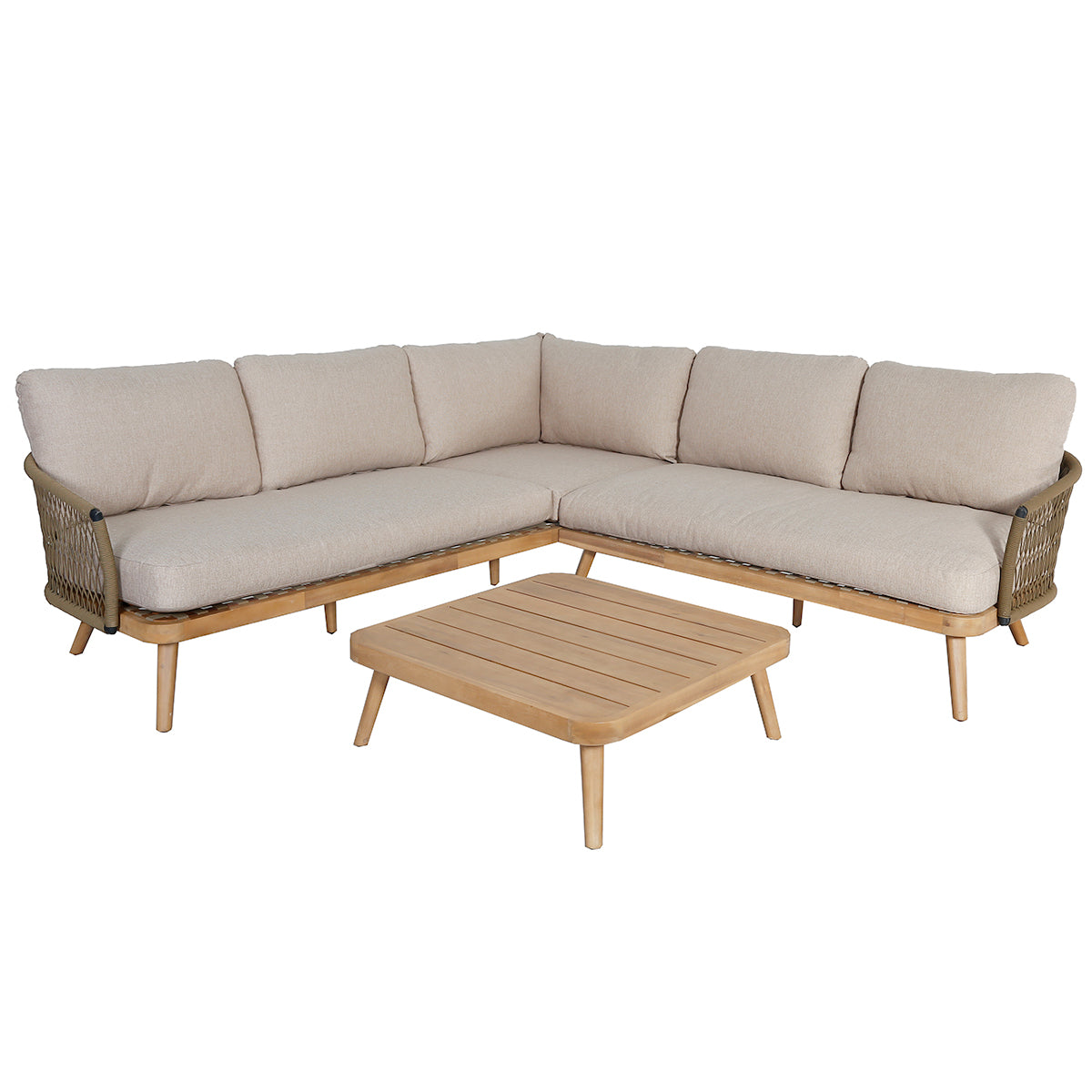 Bali Corner Sofa Set - Sandstone