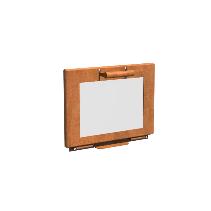 Outdoor Fireplace Door - Corten Steel