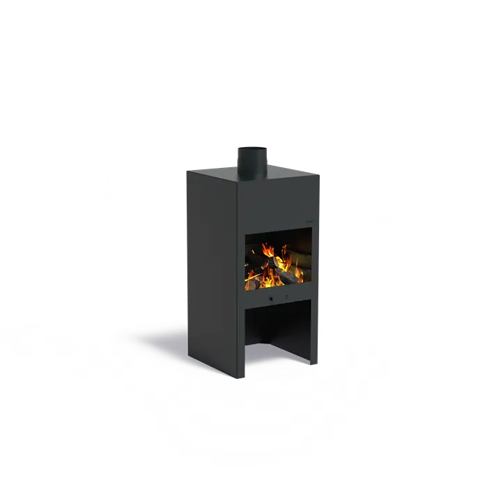 STIG - Outdoor Fireplace, Coated Steel
