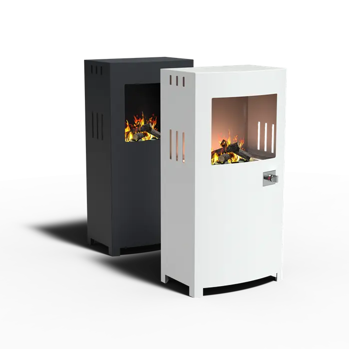 BRANN - Gas Fire Table, Aluminium