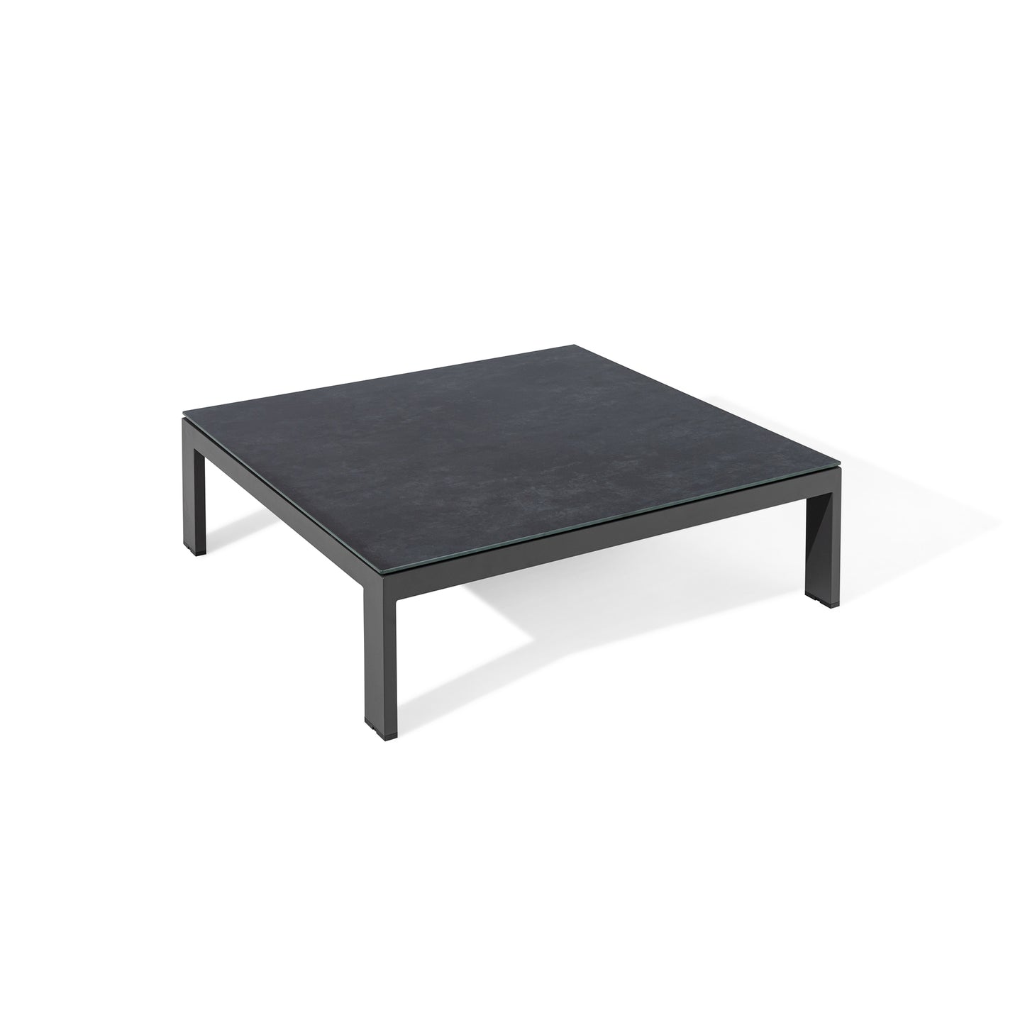 Ibiza Small Corner Sofa Set With Square Coffee Table - Zinc Grey