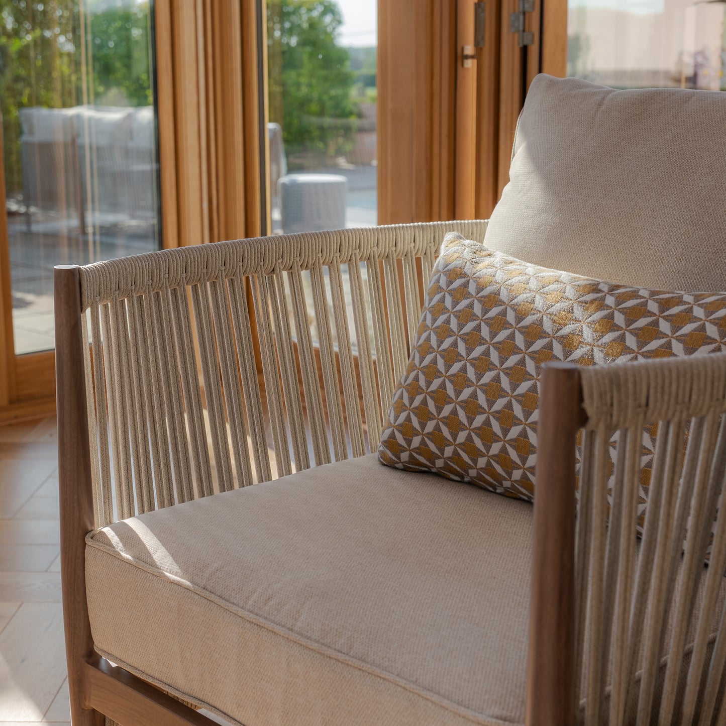 Havana 2 Seat Sofa Set - Natural Linen