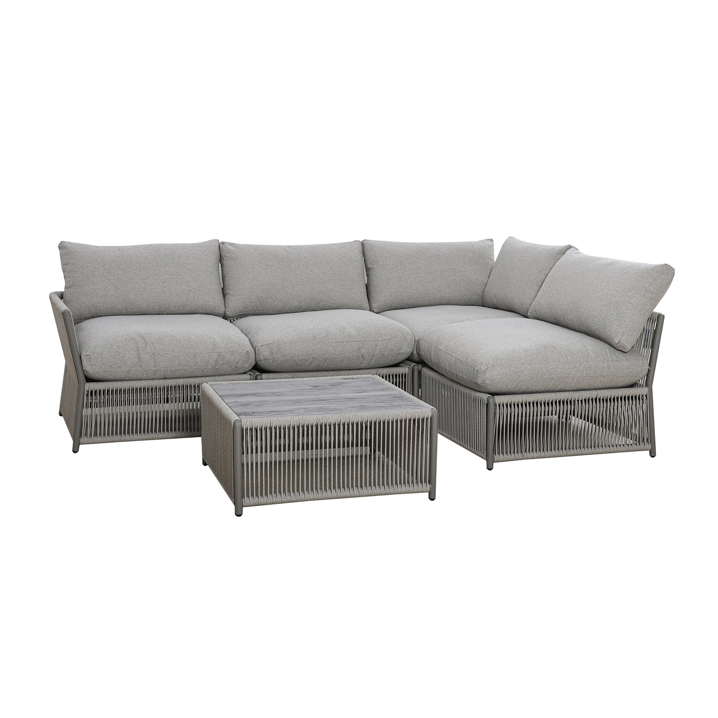 Maldives Small Sofa Set - Cool Linen