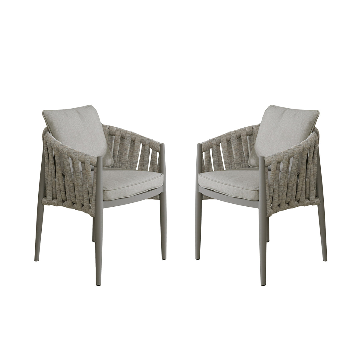 Milan Dining Chair (Pair) - Cool Linen