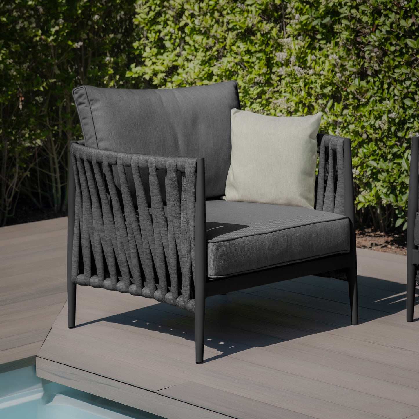 Milan 3 Seat Sofa Set - Charcoal