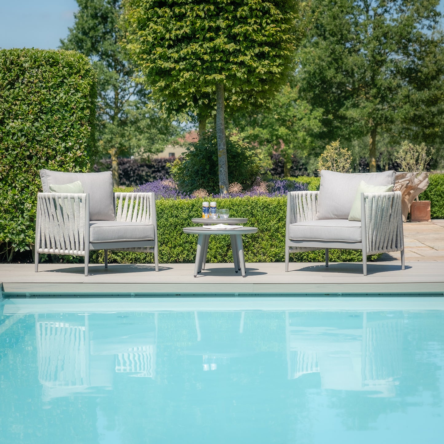 Milan Lounge Set - Cool Linen