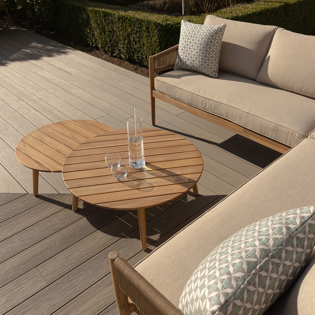Porto Corner Sofa Set - Sandstone