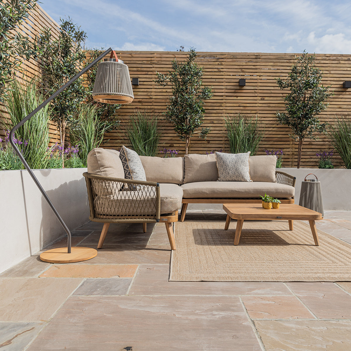Bali Corner Sofa Set - Sandstone