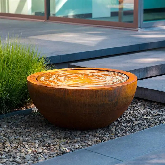 BAYOU Water Table, Corten Steel