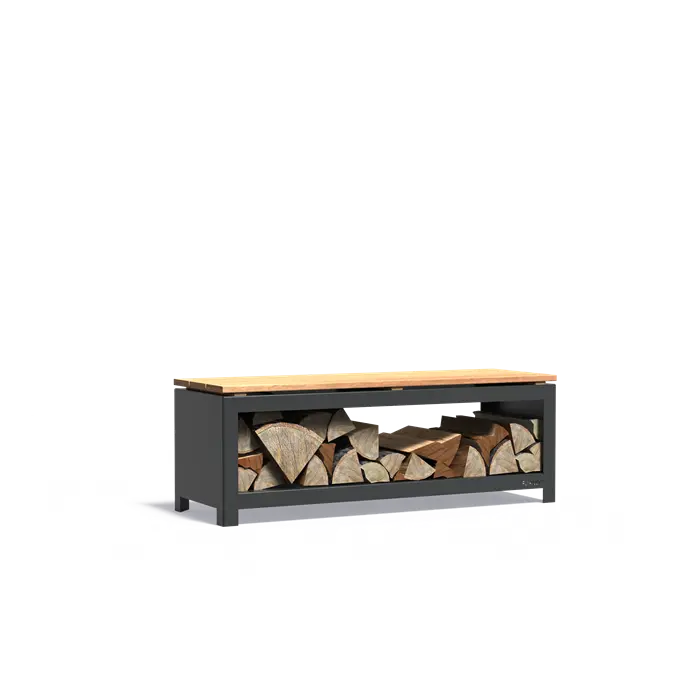LOGG seat - Wood storage