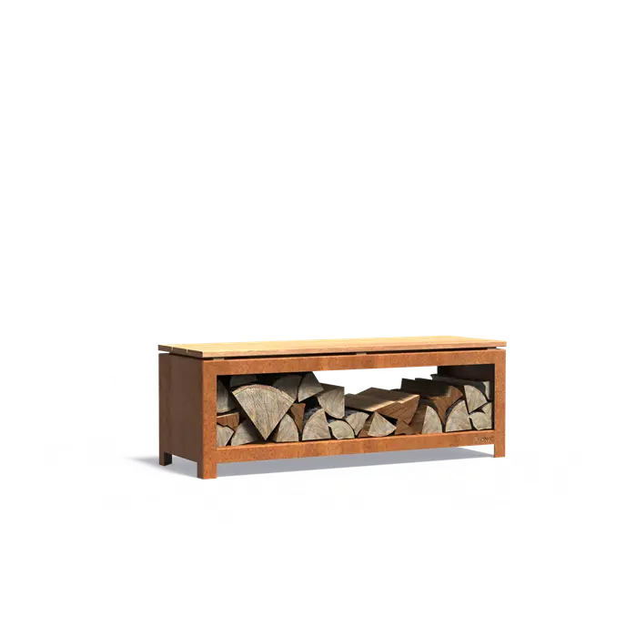 LOGG seat - Wood storage
