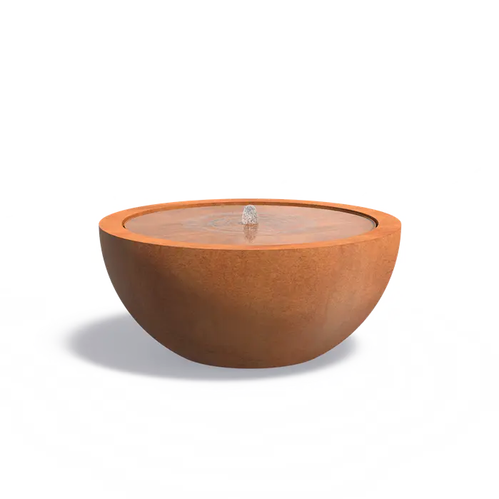 BAYOU Water Table, Corten Steel