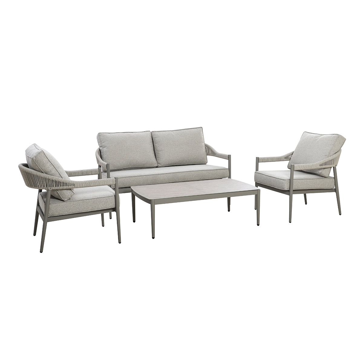 Florence 2 Seat Sofa Set - Cool Linen