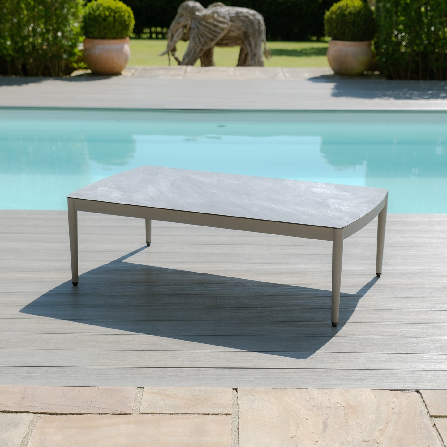 Milan 2 Seat Sofa Set - Cool Linen
